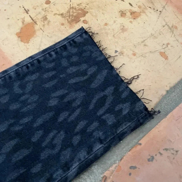 💎HP Joe’s Jeans Milla High Rise Size 27 Black Laser Cheetah Jeans - Picture 4 of 9